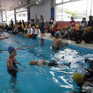 ☆着衣水泳教室・検定会を行いました☆